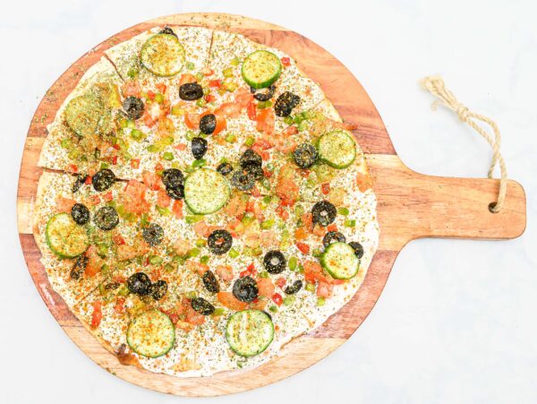 Yogurt and Veggie Manoosh